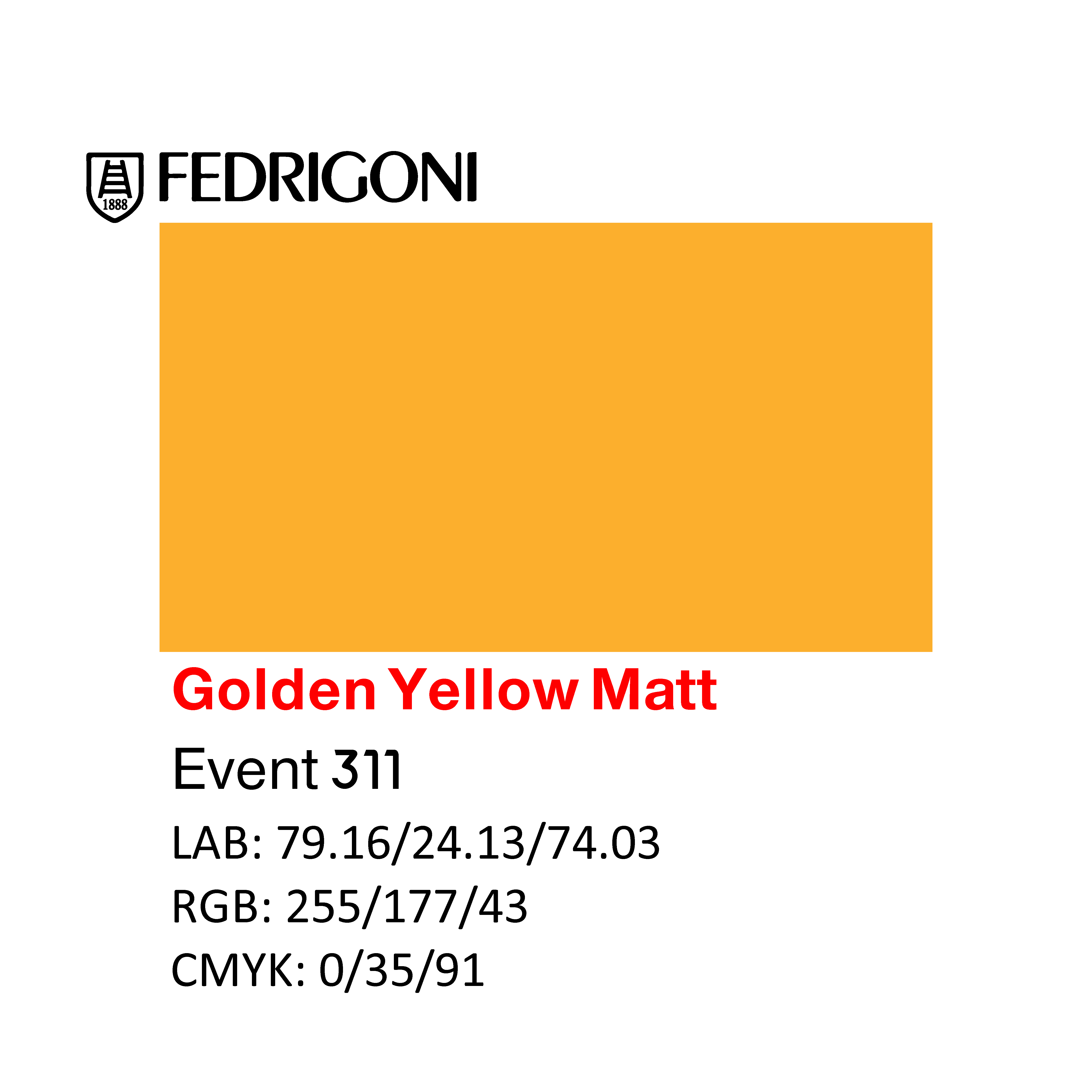 ستكرز كتر RI-MATT 311 GOLDEN YELLOW