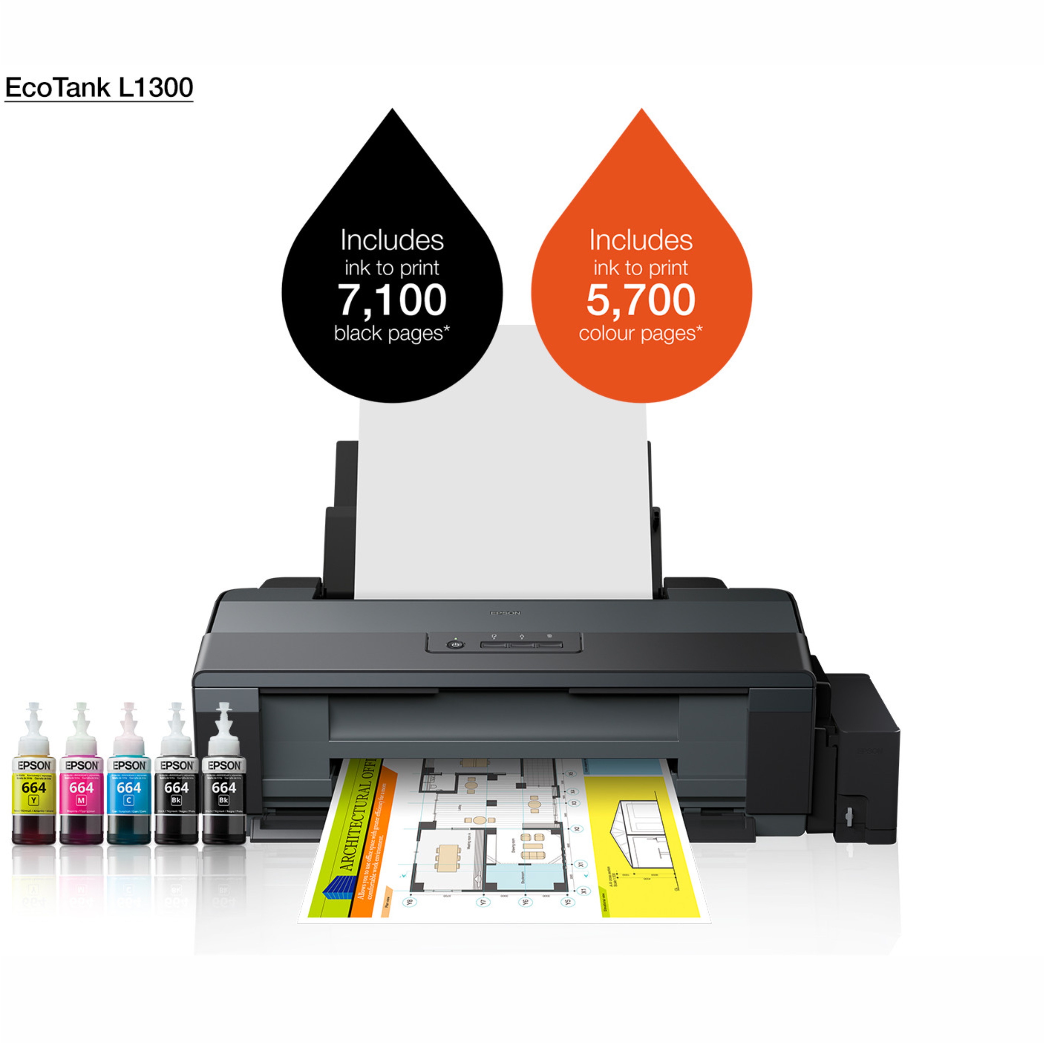 طباعة EPSON L1300