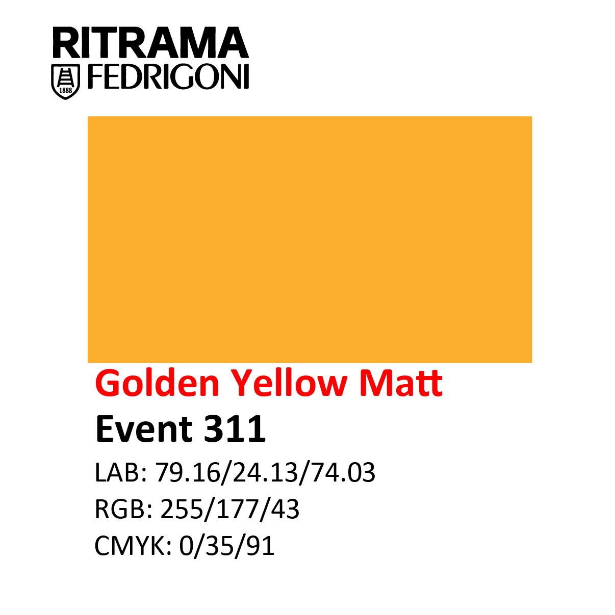 ستكرز كتر  RI-Mark 311 Golden Yellow MATT