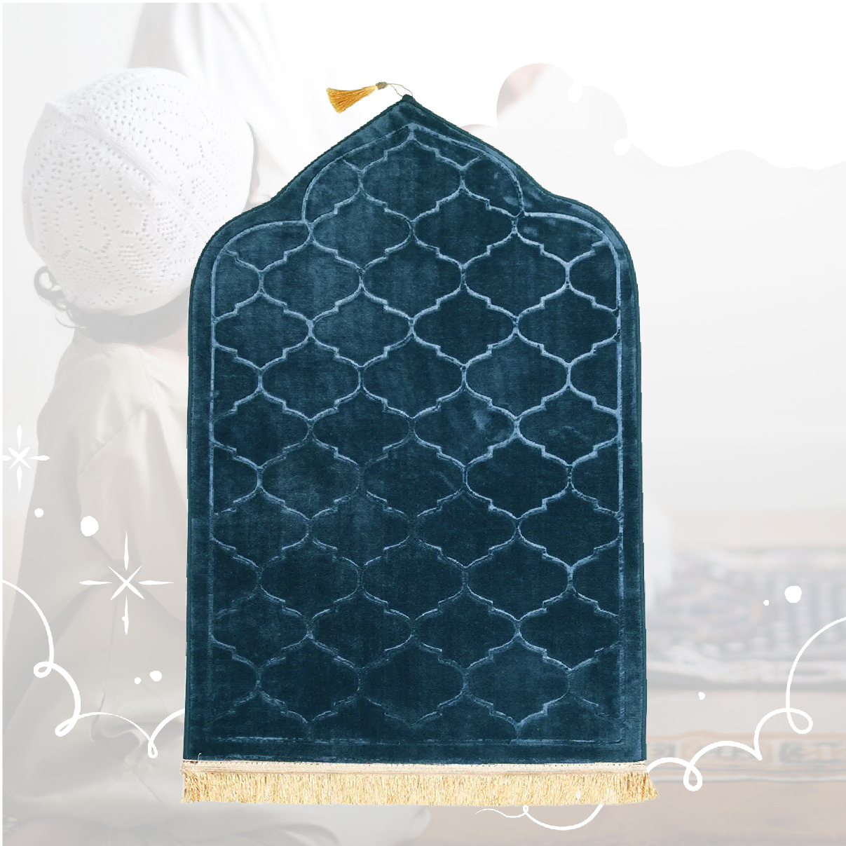 سجادة صلاة كحلي  2718-5 / 3020-3 / 3102-3