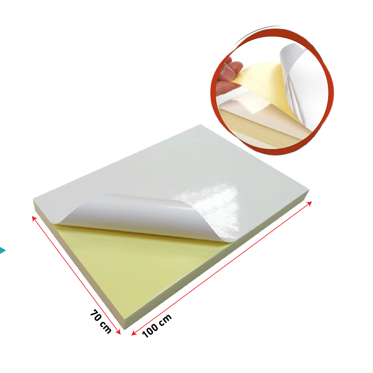 ART paper Adhesive 100*70 - 3109-6