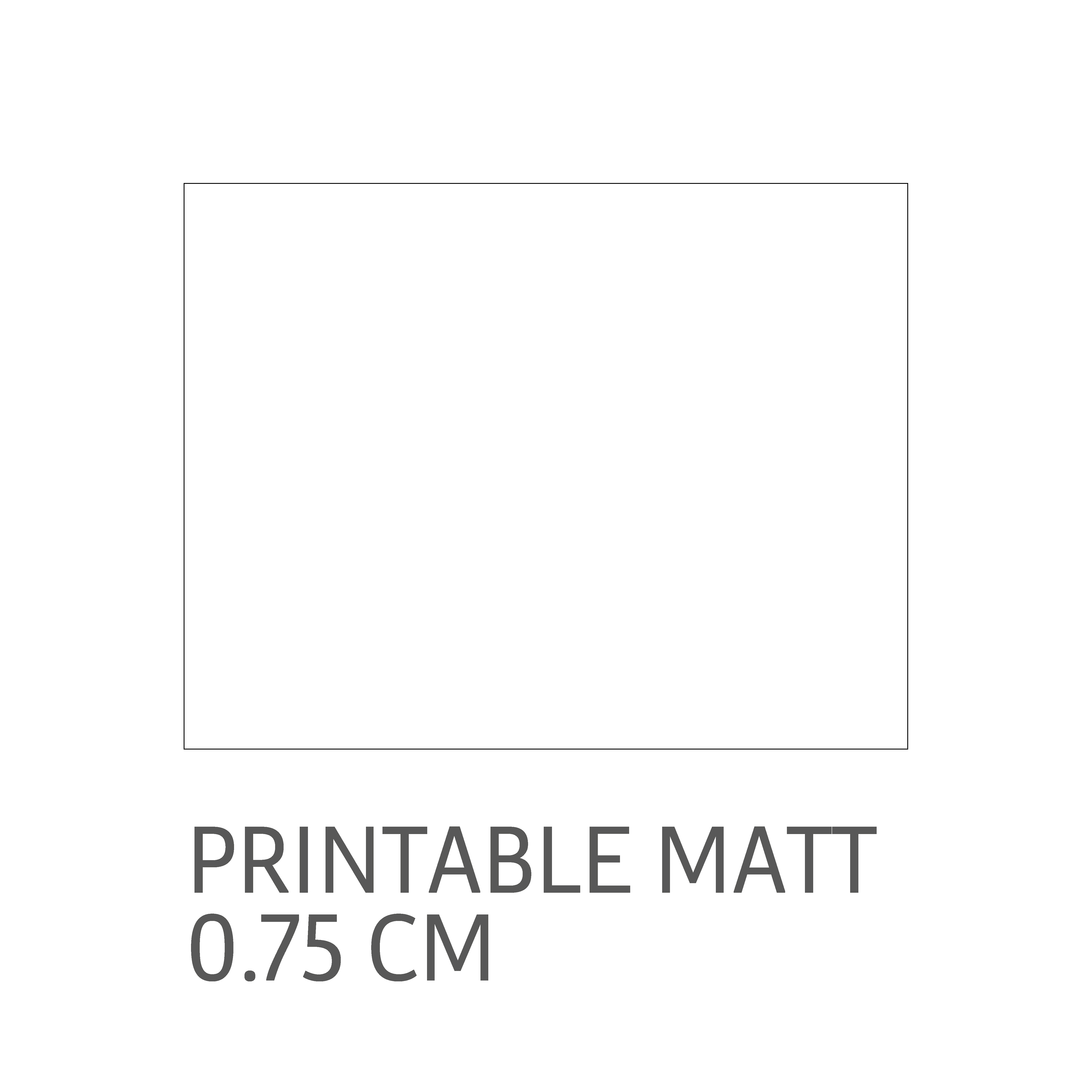 فلكس PRINTABLE MATT 0.75 CM