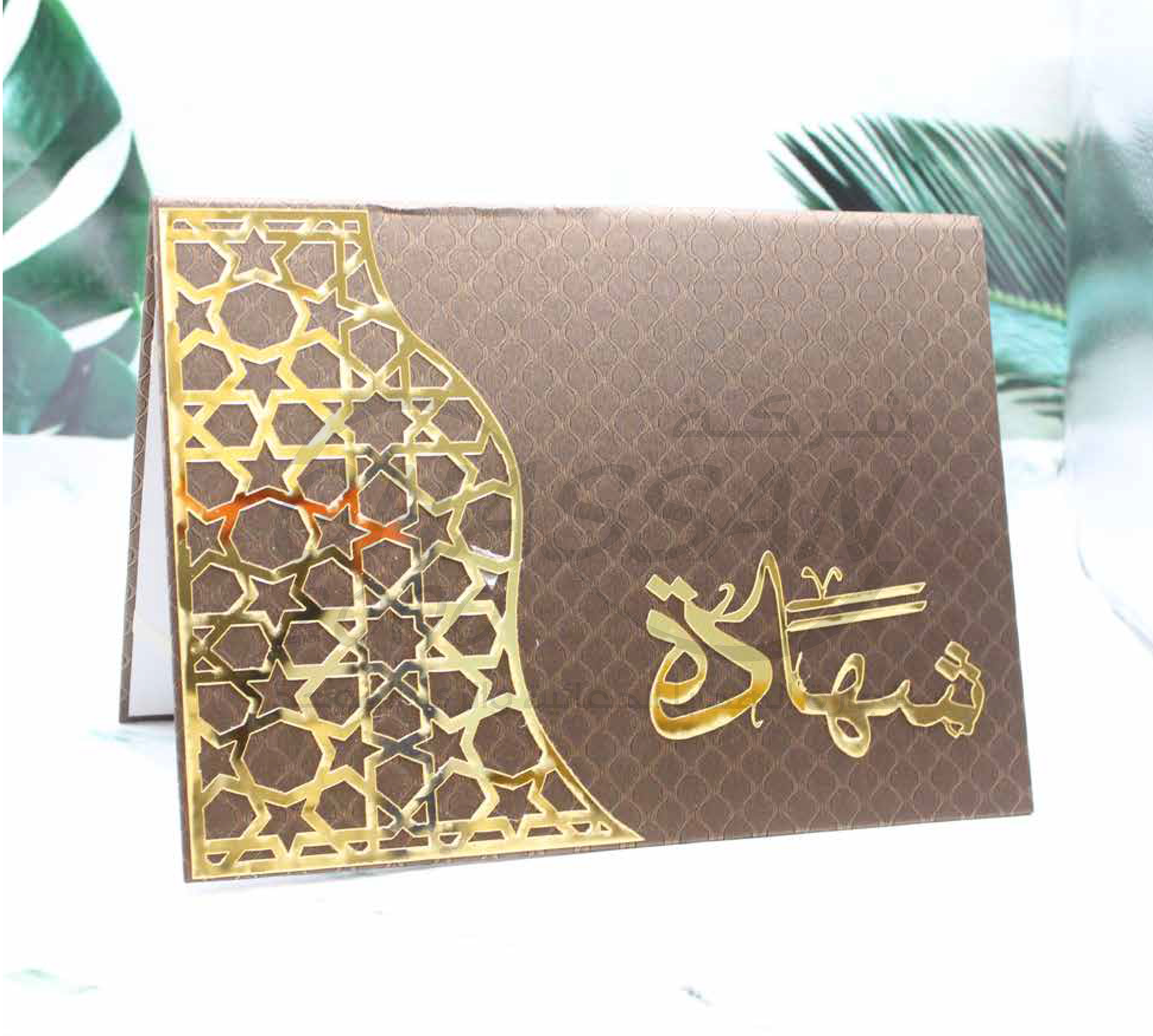 شهادة بني وذهبي 2517-13