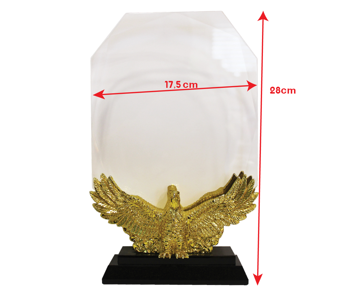 درع كريستال صقر3526-10