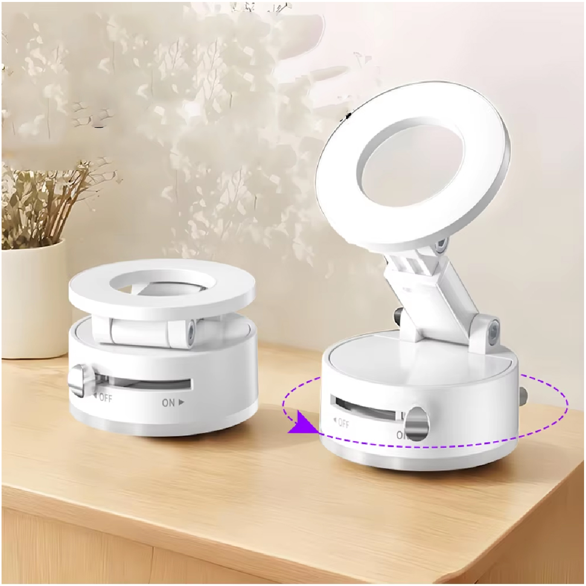 قاعدة جوال دائرة ابيض 3542-1