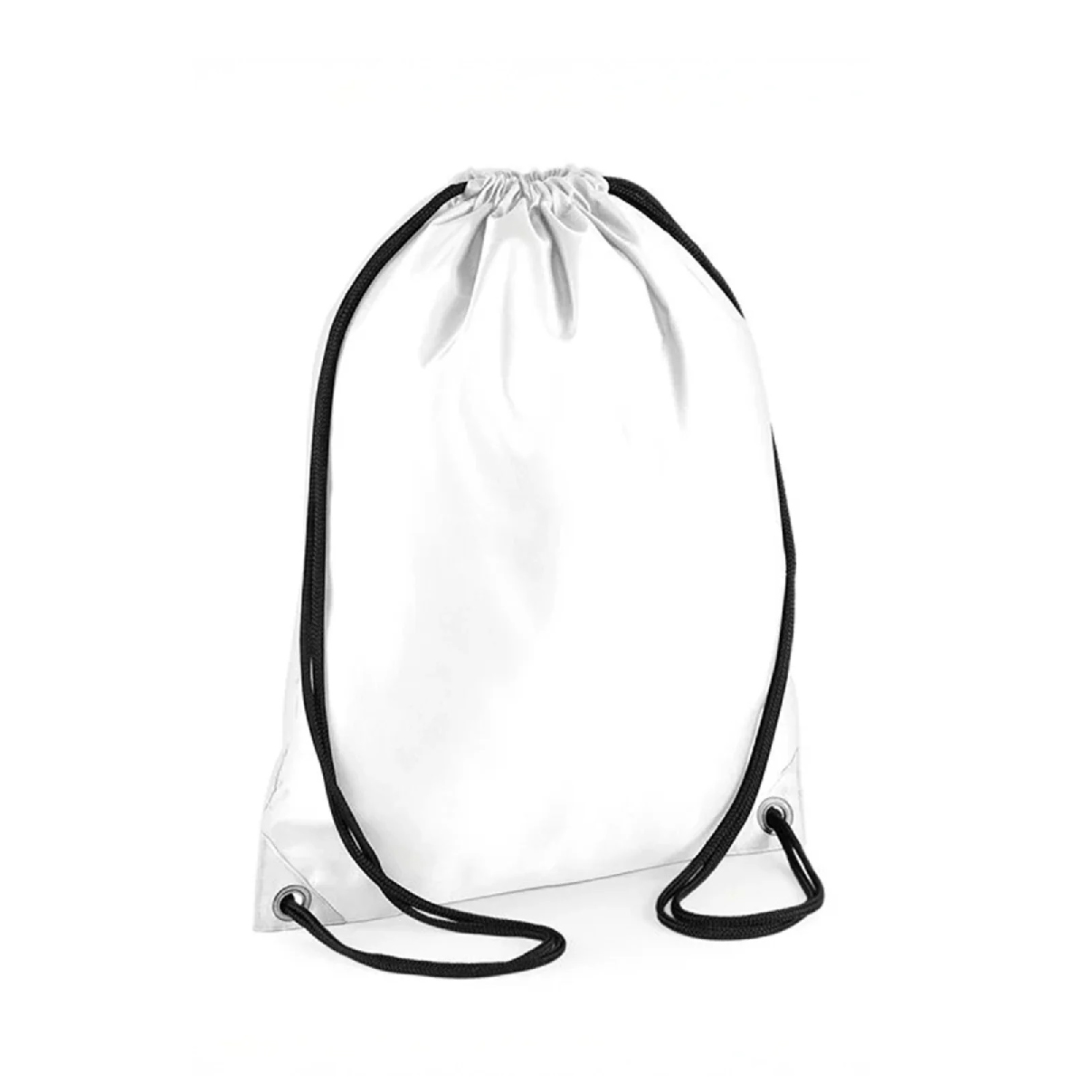 POLYESTER GYM BAG WHITE
