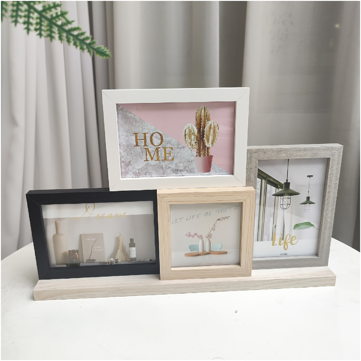 فريم صور رباعي ملون 3509-11