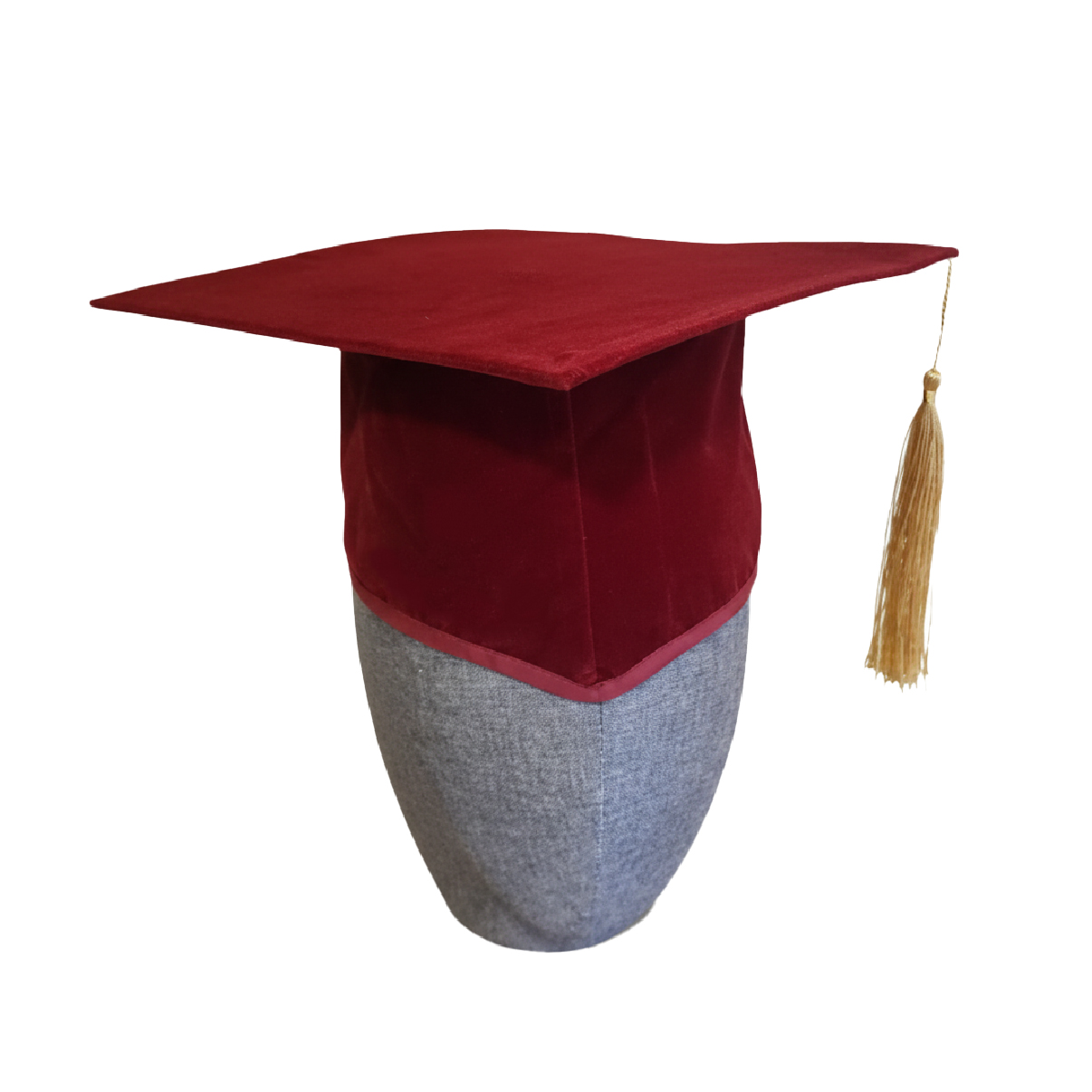 طاقية تخرج مثلث خمري 3517-16