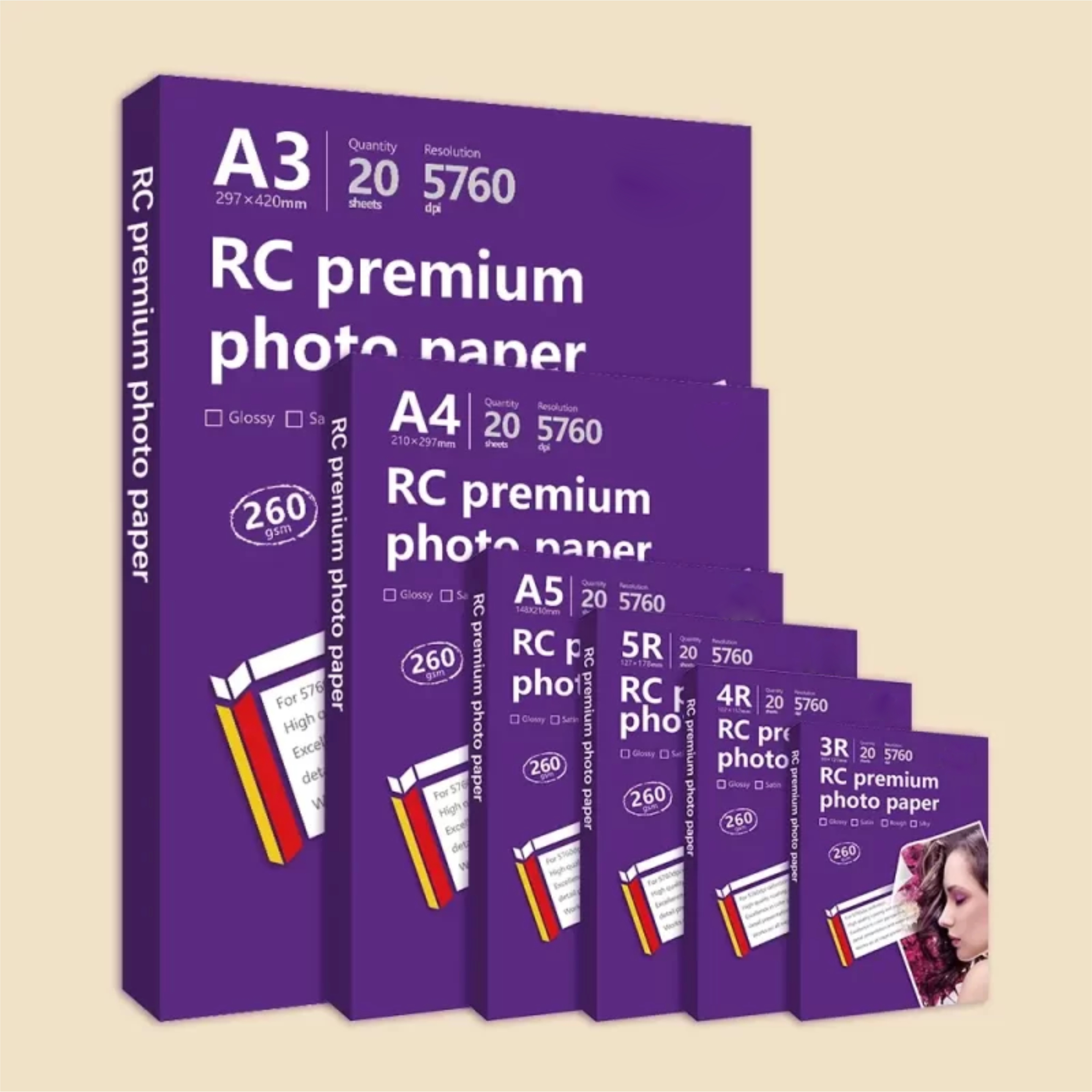 2848-8 / 2701-7 Photo Paper RC A3