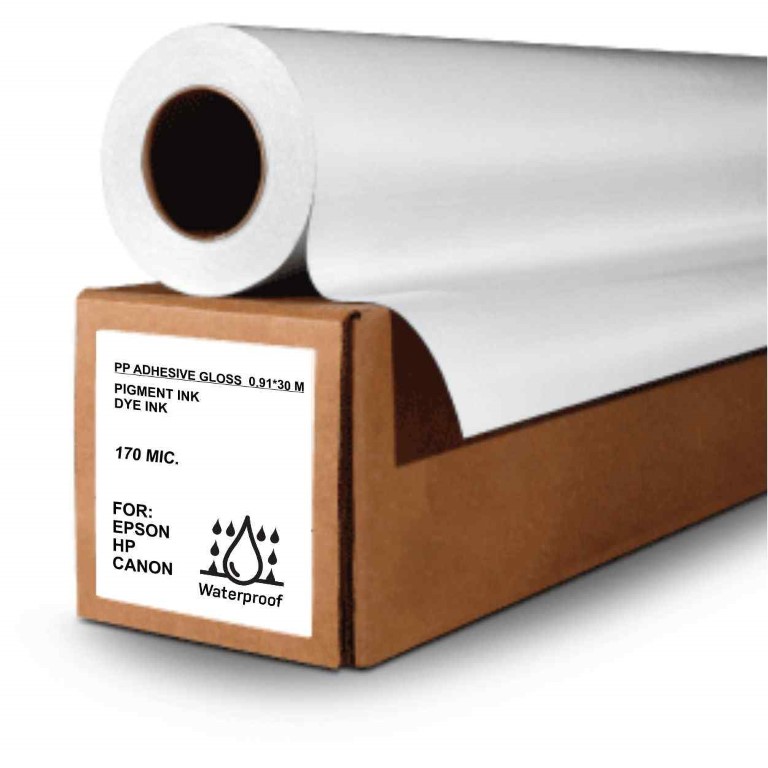 Adhesive PP Paper 0.914*30 Glossy / 2504-6