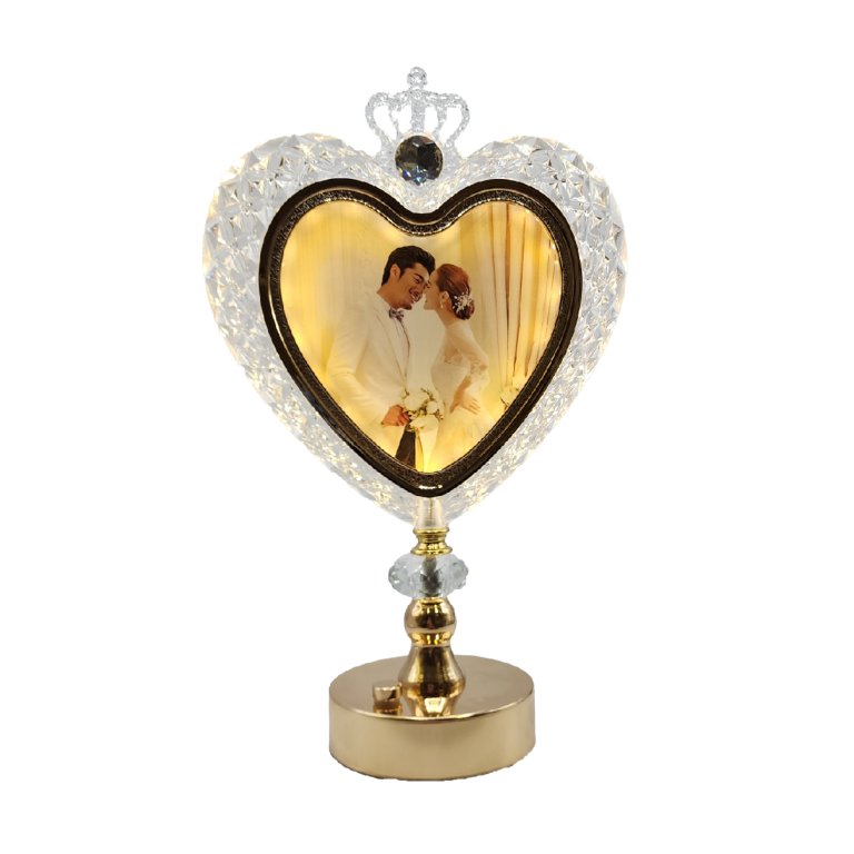 table lamp كريستال قلب 3215-1