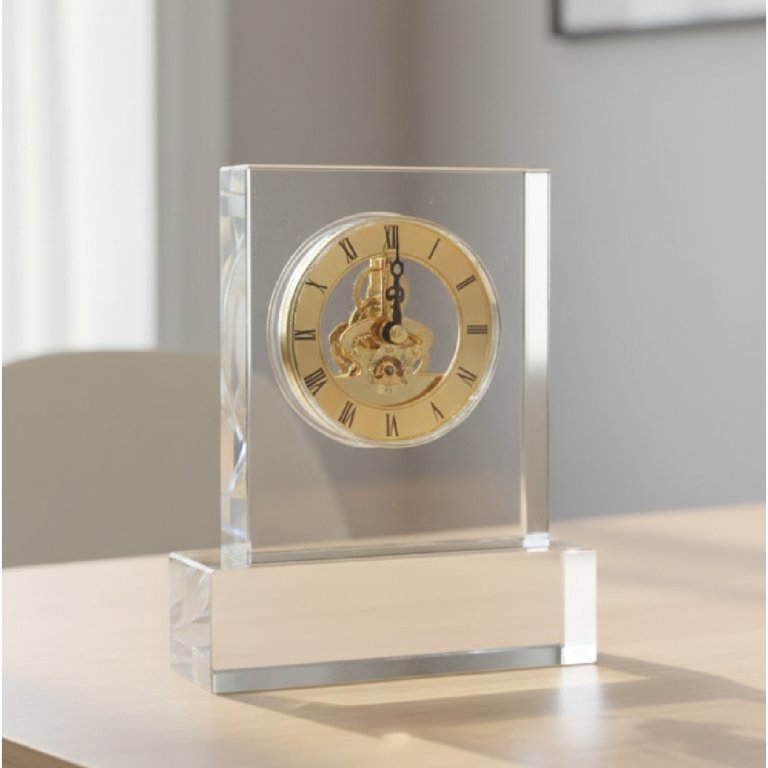 درع كريستال ساعة مربع 3526-12