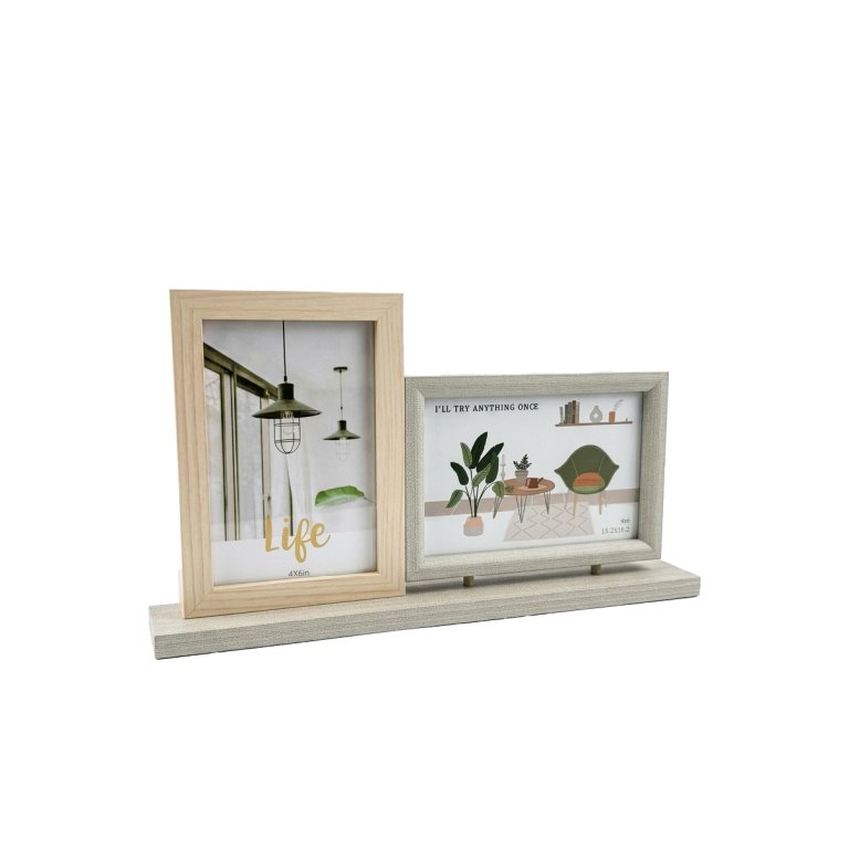 فريم صورتين سكني وبيج 3509-12