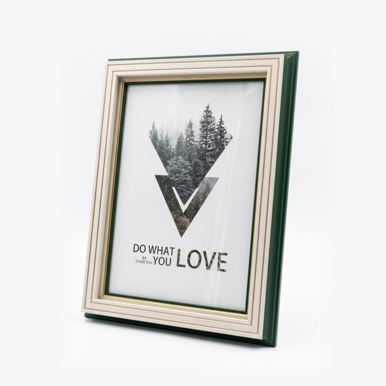 فري صور A4  اخضر وابيض 3509-7